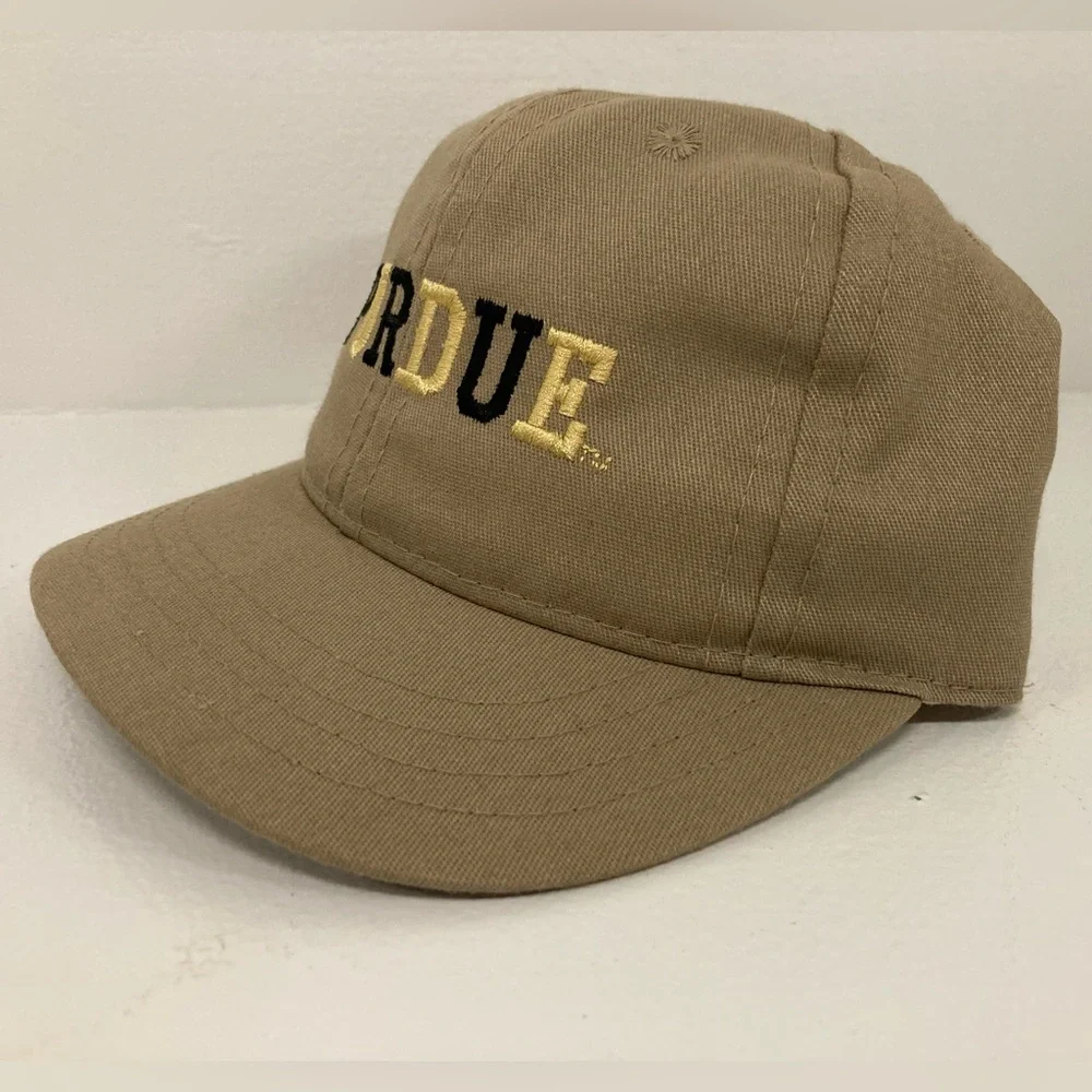 Purdue Embroidered Kids Cap Black Gold College Spirit Boilermaker Special Hat